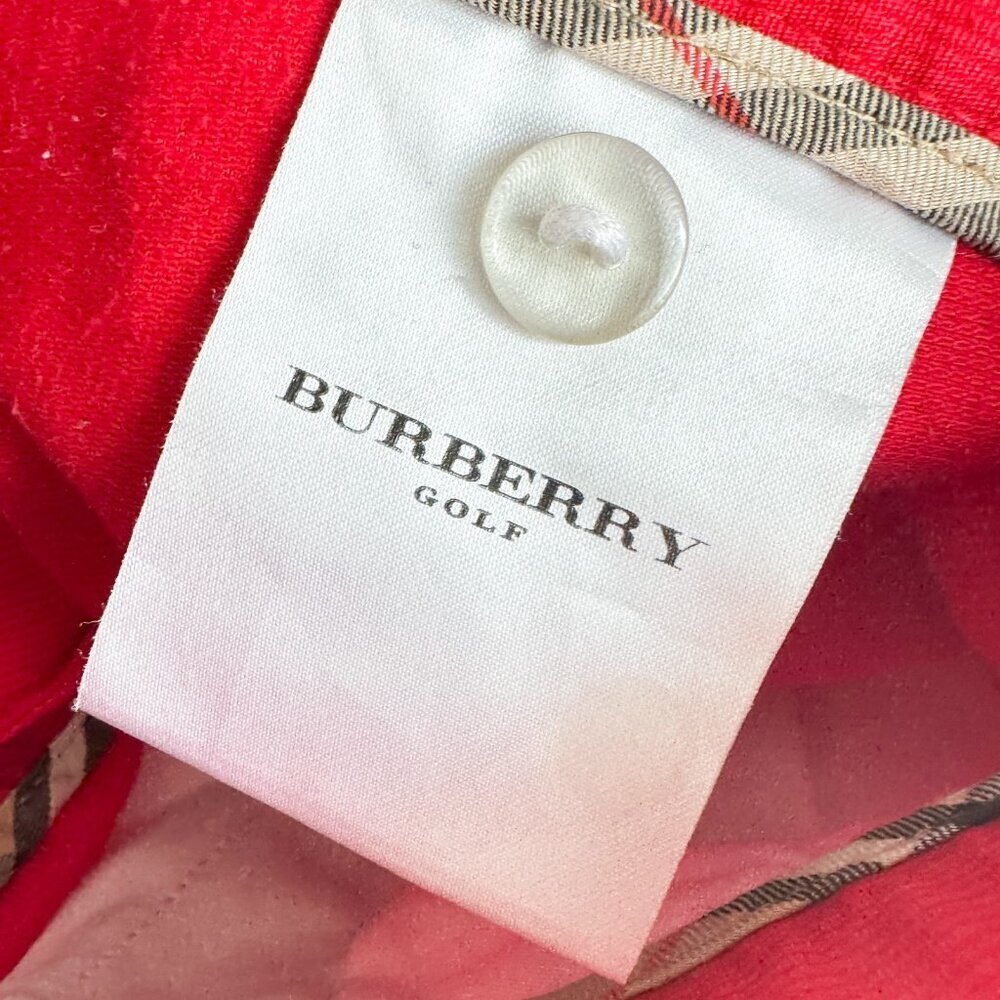 Burberry Golf Red Corduroy Bootcut High waist Pants 0/2 - Picture 10 of 15